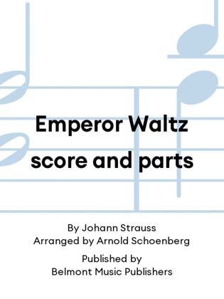 Emperor Waltz score and parts