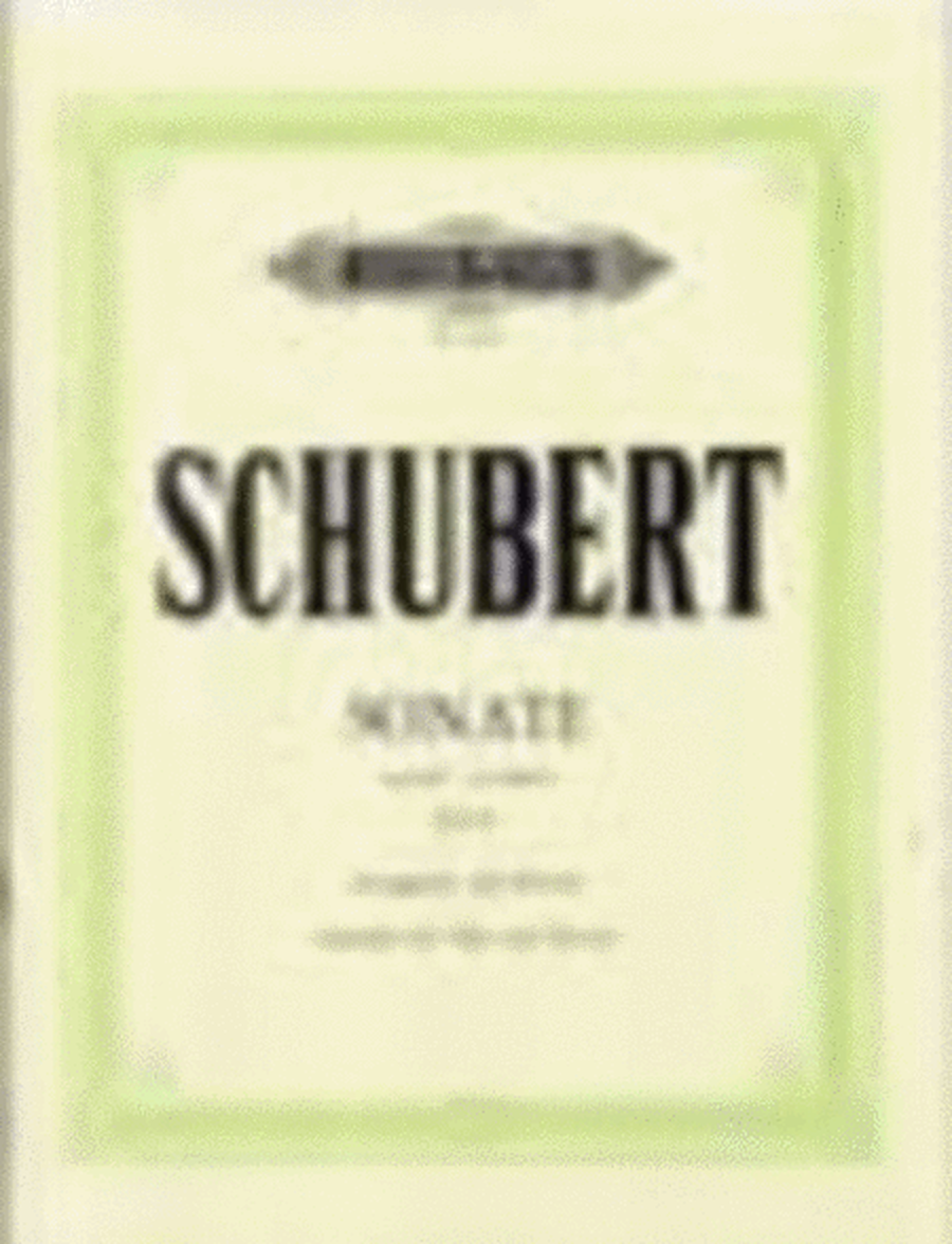 Schubert - Sonata A Min D 821 Arpeggione Viola/Piano