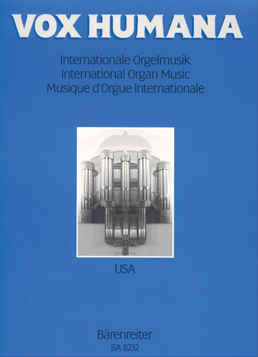 Vox humana. USA Organ scores gallery preview page 1