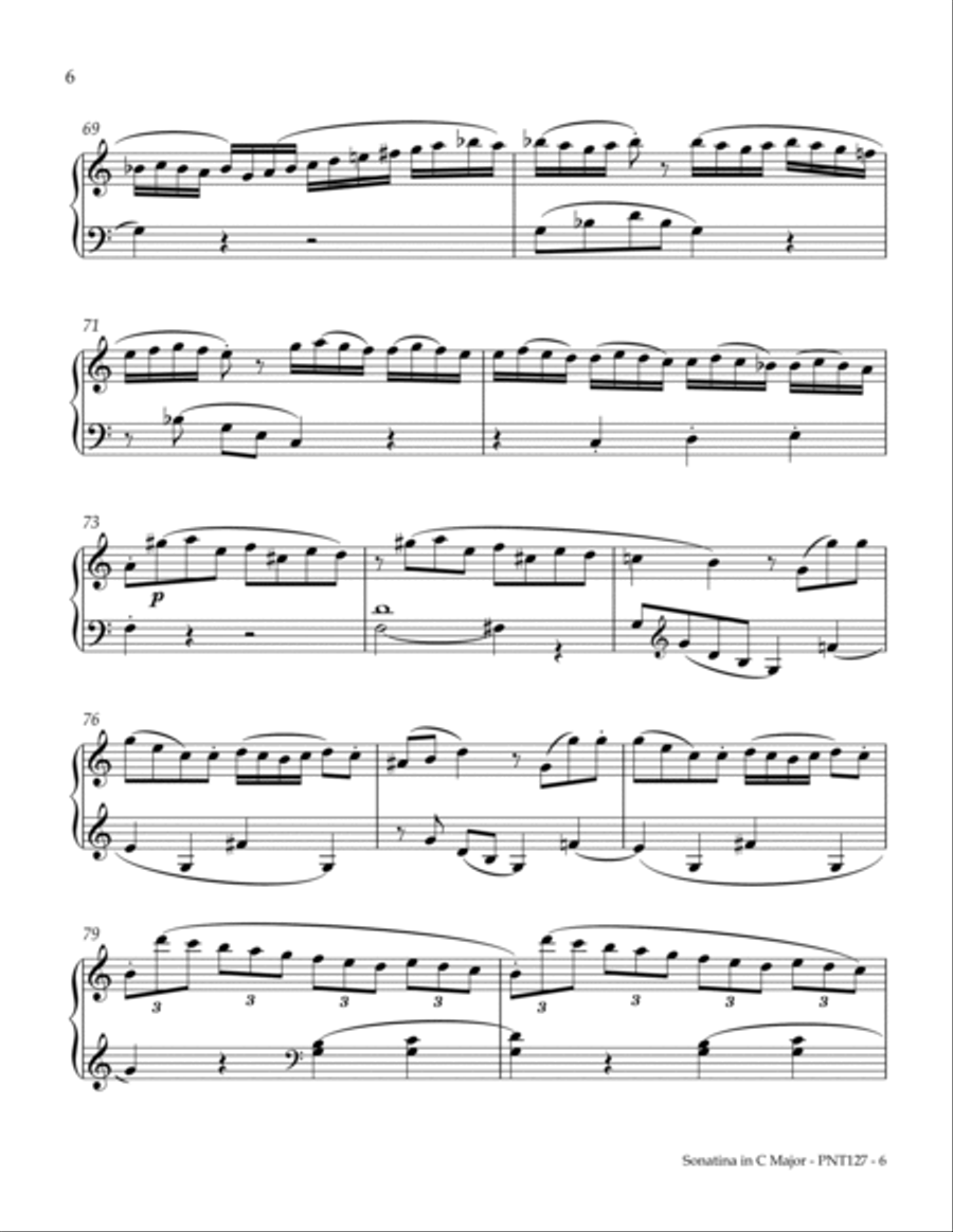 Sonatina Opus 37, Number 3 Piano Method scores gallery preview page 6