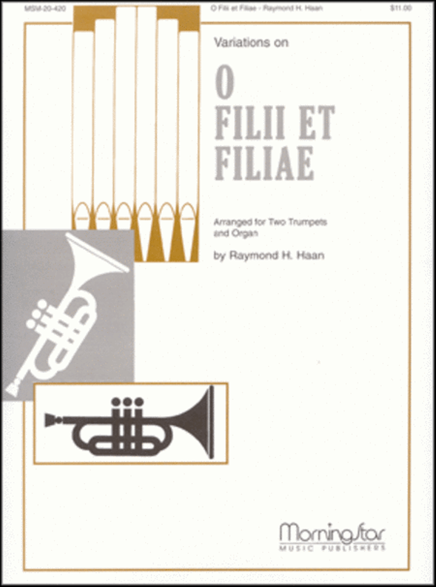 O Filii et Filiae (Variations) Trumpet Duet scores gallery preview page 1