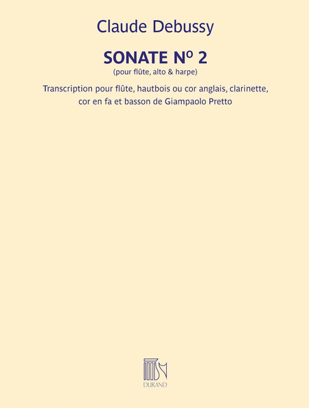 Sonate No. 2 (for Flute, Viola, and Harp)