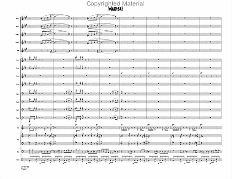 Madiba Jazz Ensemble scores gallery preview page 14