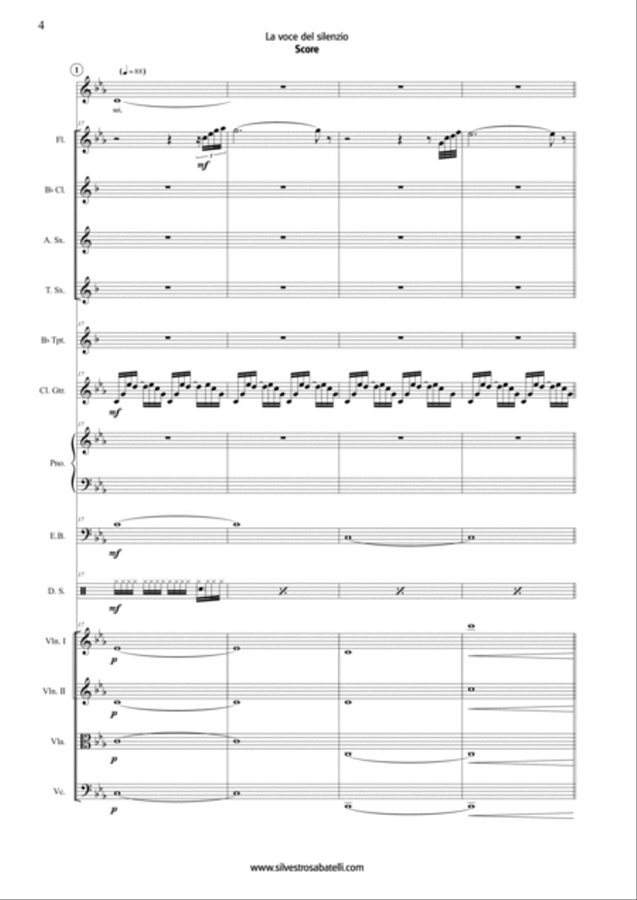 La Voce Del Silenzio Chamber Orchestra scores gallery preview page 5