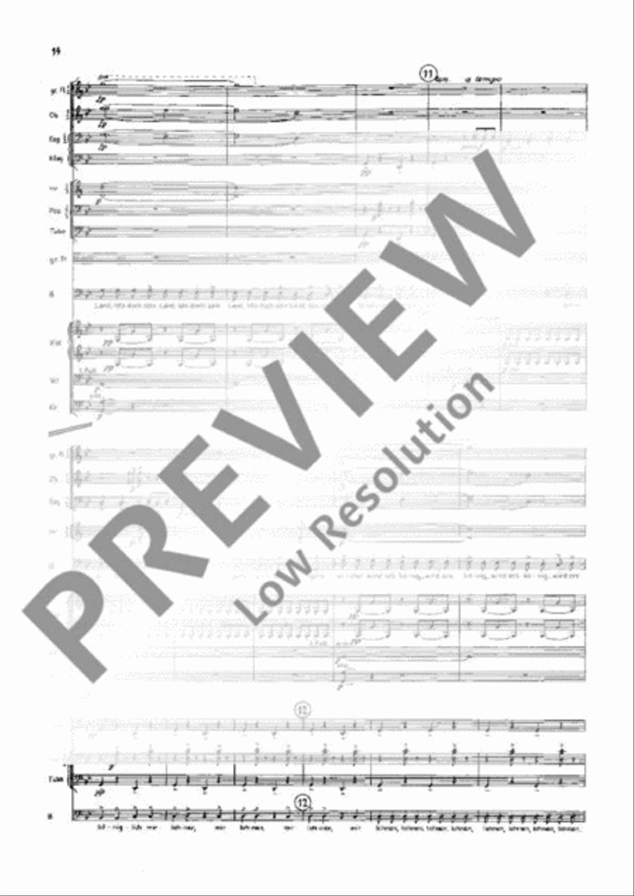 The wise woman Orchestra scores gallery preview page 19