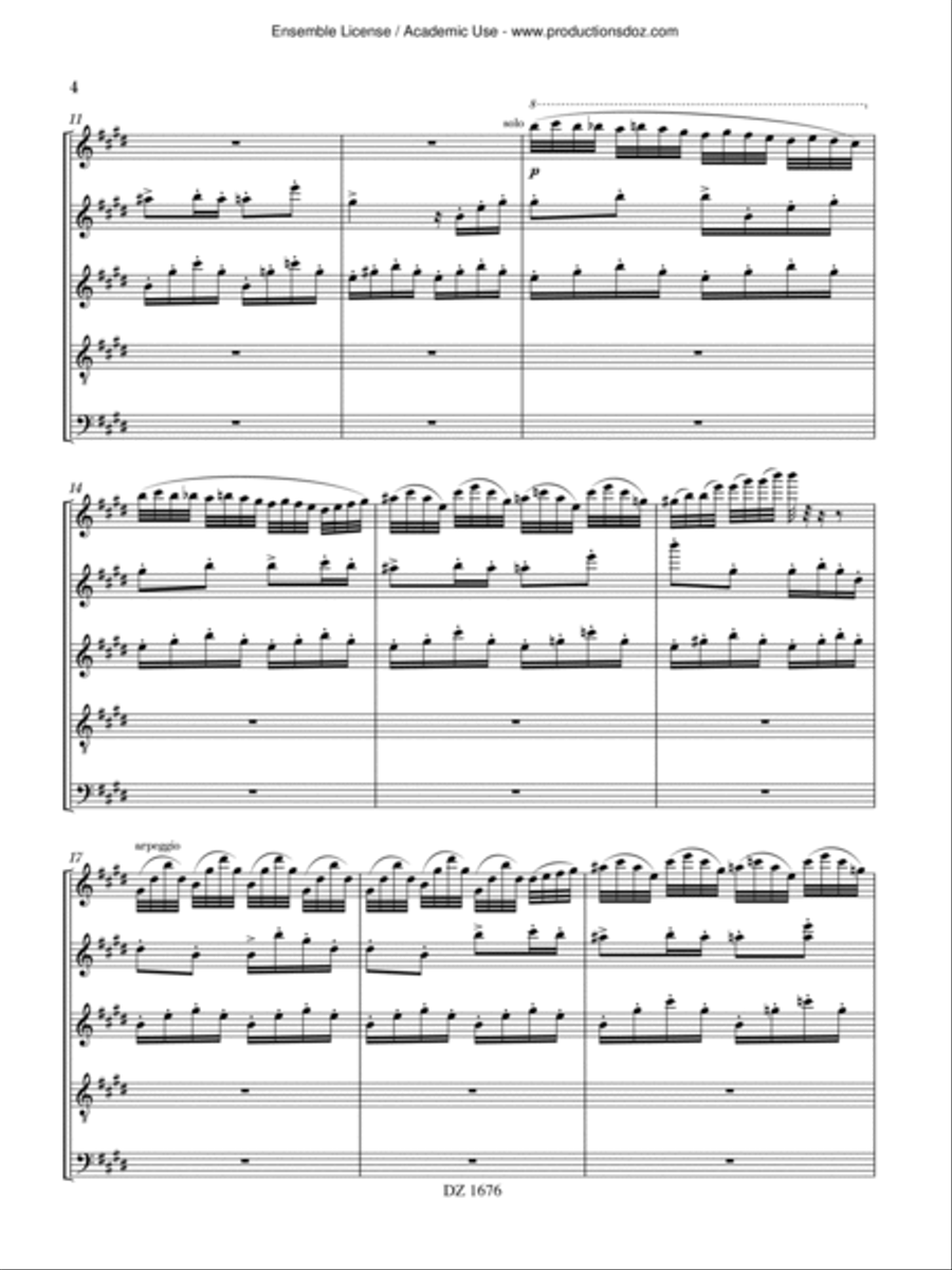 Serenata erotica Serenata erotica Orchestra scores gallery preview page 4