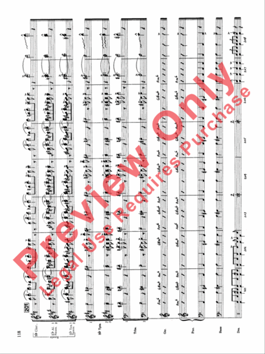Original Big Band Sounds Big Band scores gallery preview page 119