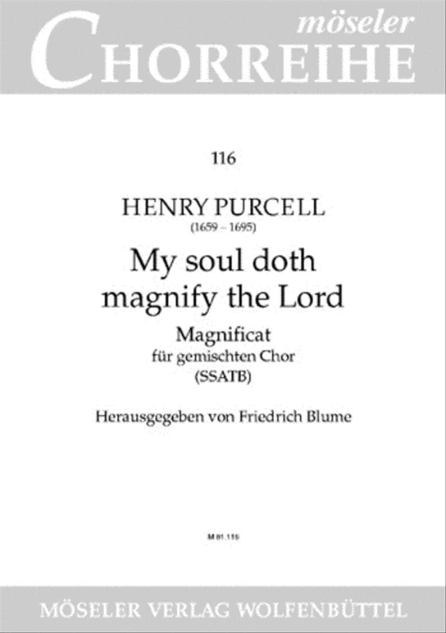 My soul doth magnify the Lord SSATB scores gallery preview page 1