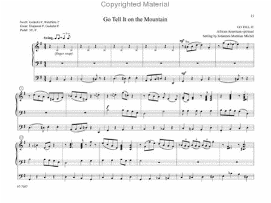 Gospel, Jazz, Blues, and Soul; European Connection, Vol. 4 Organ scores gallery preview page 6