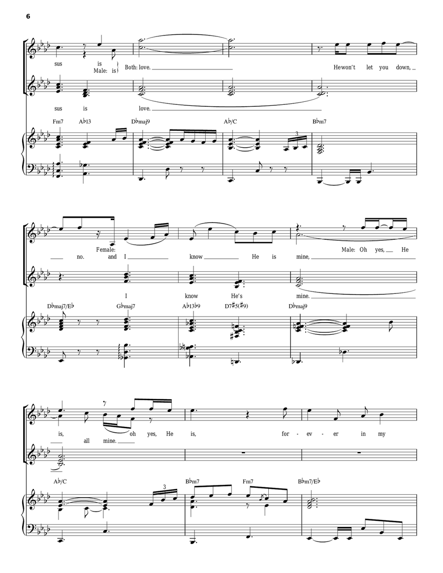 Jesus Is Love Acoustic Guitar scores gallery preview page 6