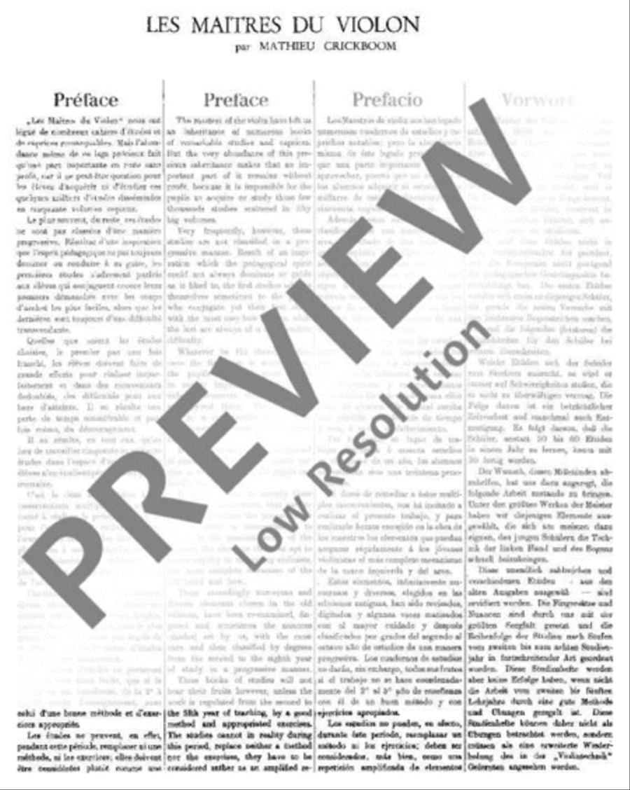 The Masters of the Violin Violin Solo scores gallery preview page 4