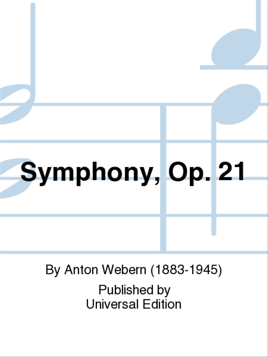 Symphony, Op. 21 Orchestra scores gallery preview page 1