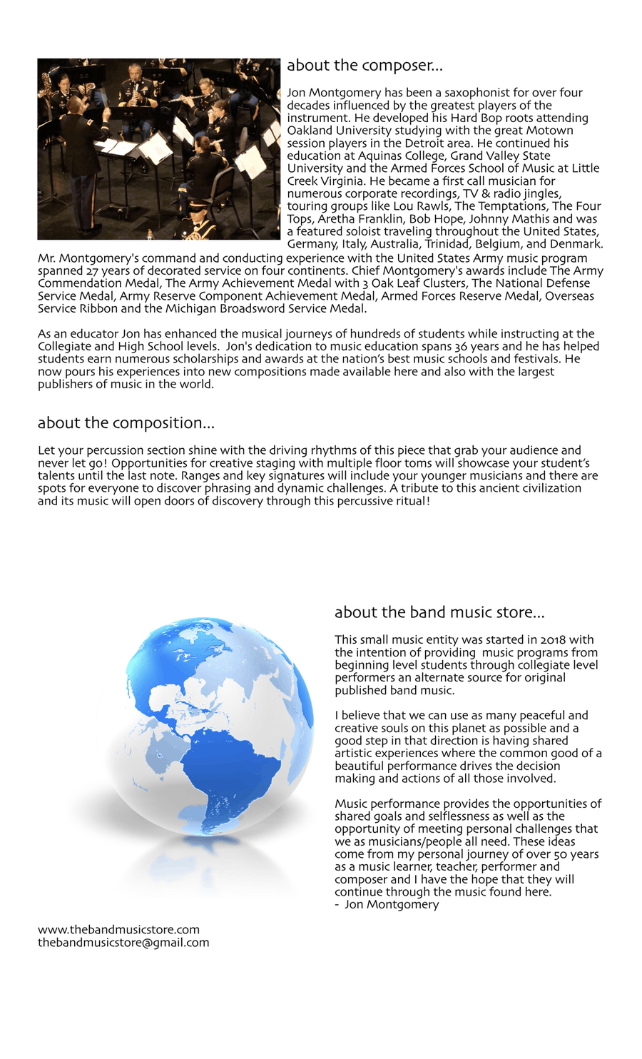 Mayan Ritual Concert Band scores gallery preview page 2