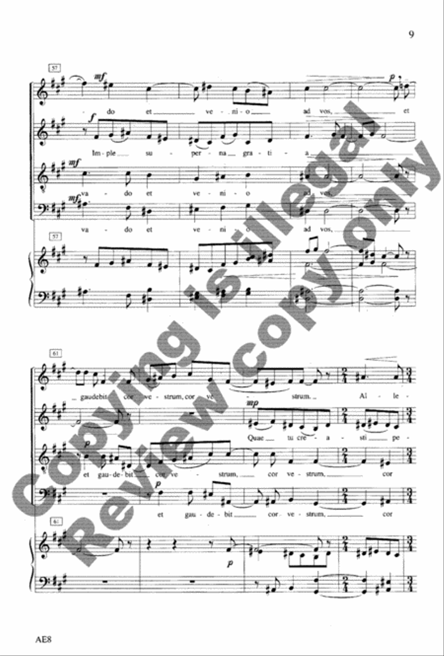 Spiritus Domini Spiritus Domini 4-Part scores gallery preview page 20