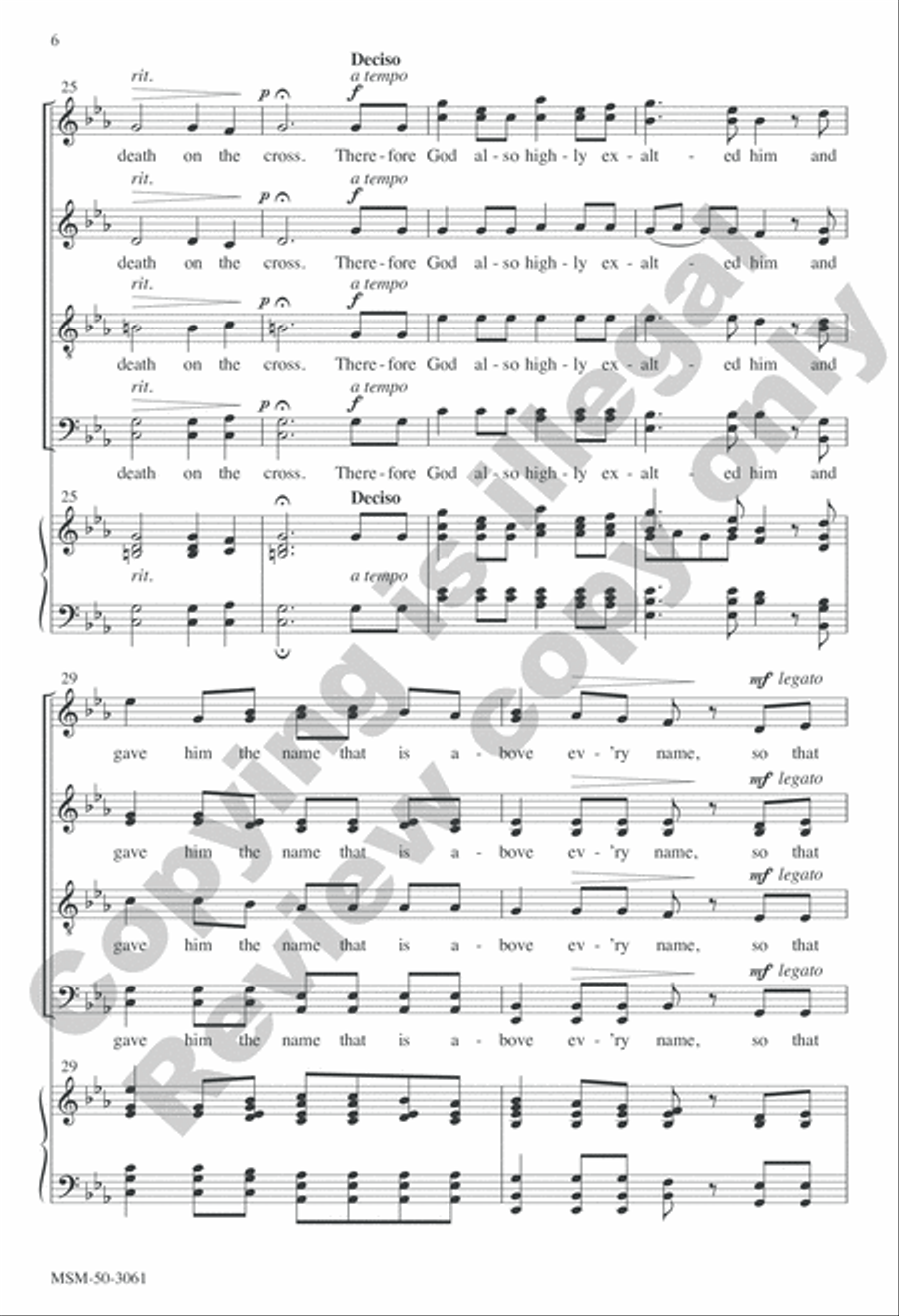 Jesus Christ Is Lord Jesus Christ Is Lord Divisi scores gallery preview page 10