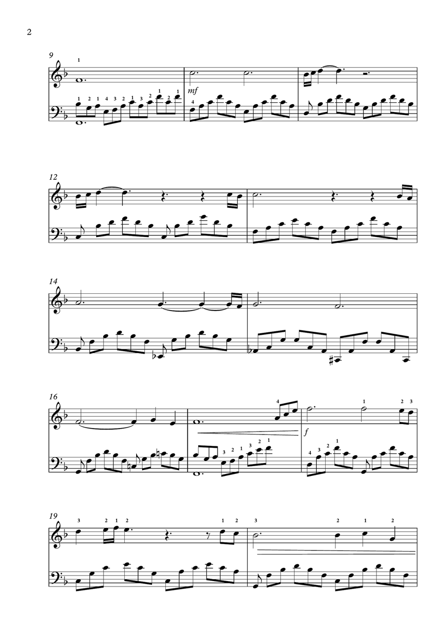Cavatina Celtic Harp scores gallery preview page 2
