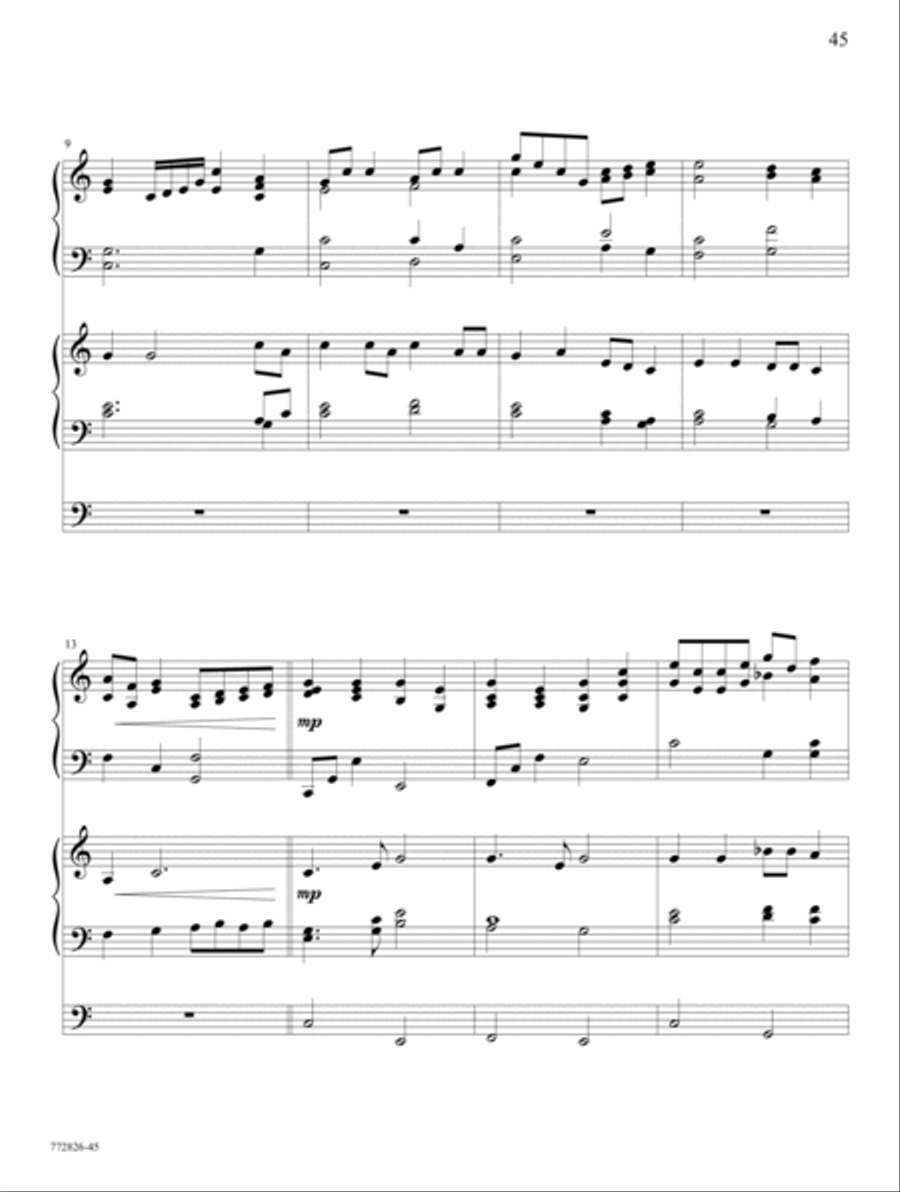 Hymns and Spiritual Songs Organ scores gallery preview page 21
