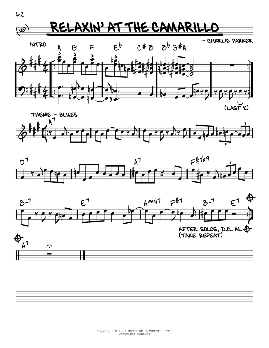 Relaxin' At The Camarillo Piano scores gallery preview page 1