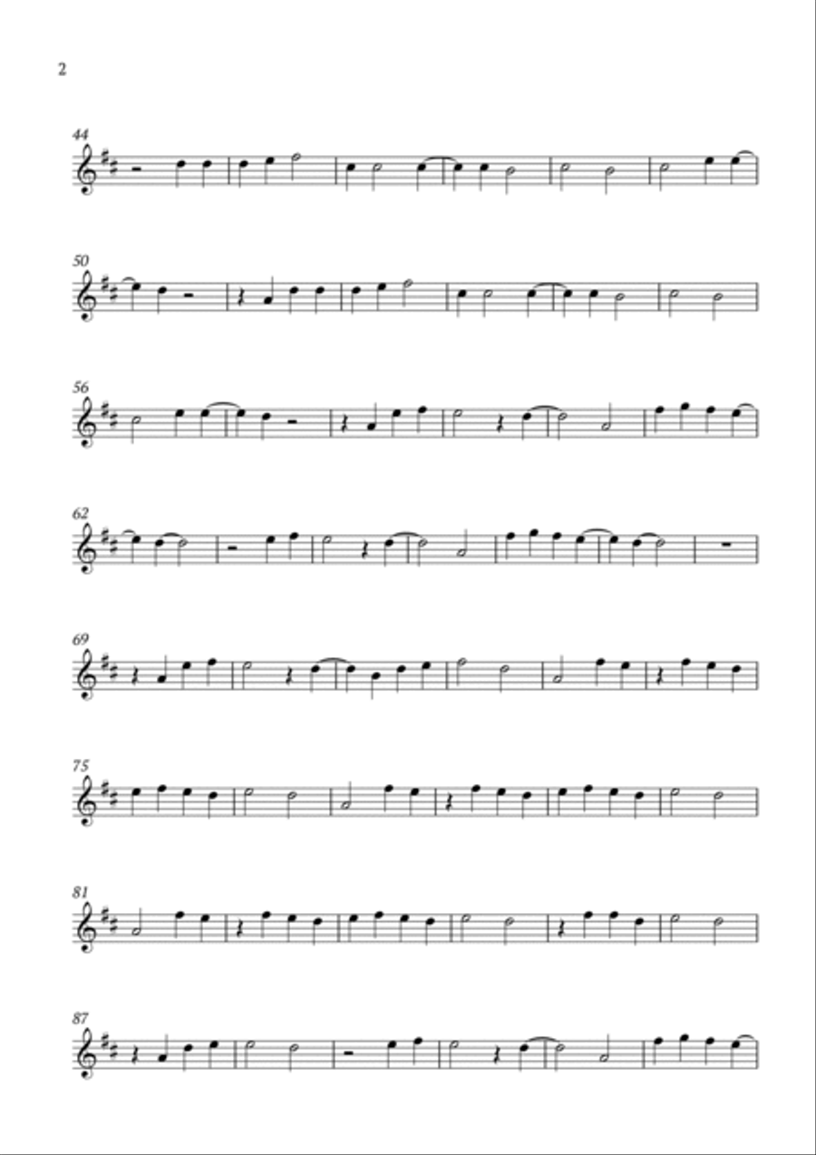 Fortnight Tenor Saxophone scores gallery preview page 2
