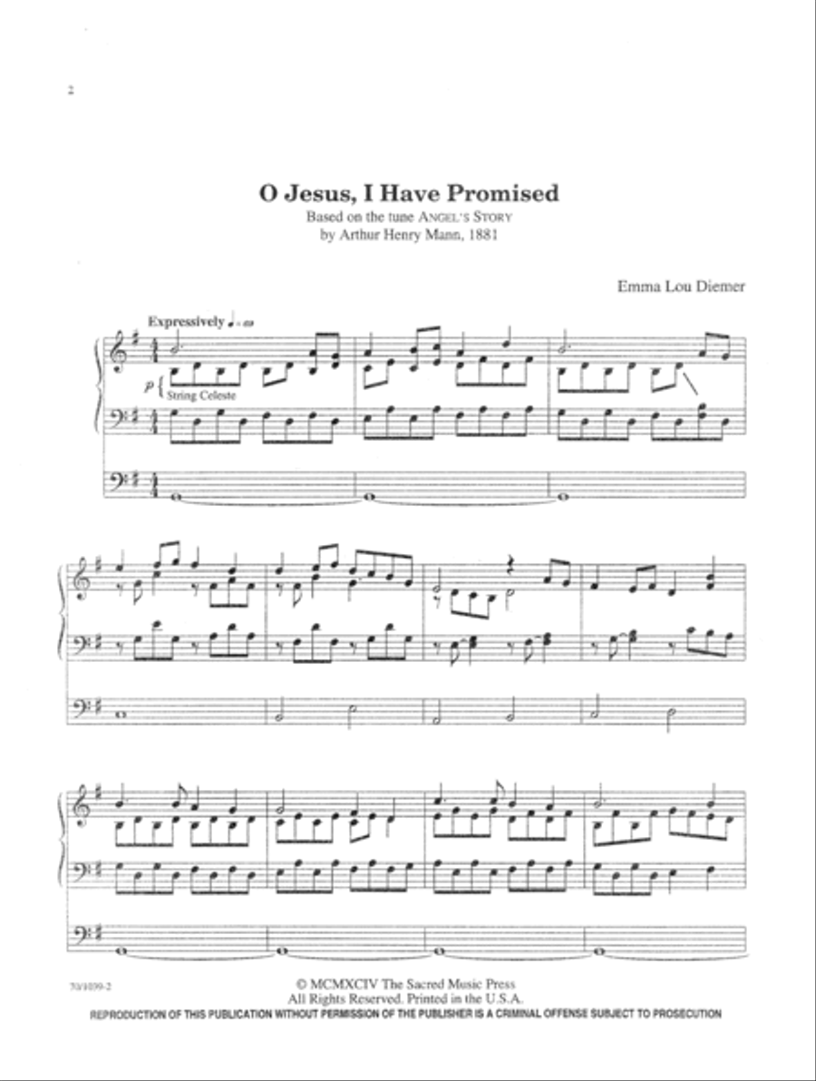 God with Us Organ scores gallery preview page 4