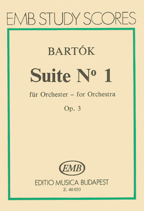 Book cover for Suite No. 1, Op. 3 for Orchestra