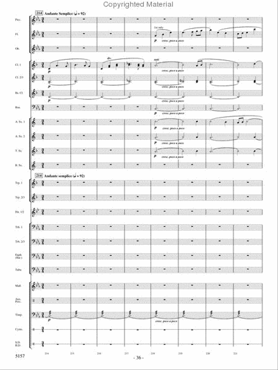 Fate of the Gods Fate of the Gods Concert Band scores gallery preview page 35