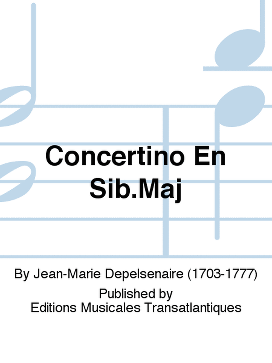 Concertino En Sib.Maj