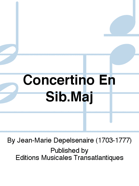 Concertino En Sib.Maj