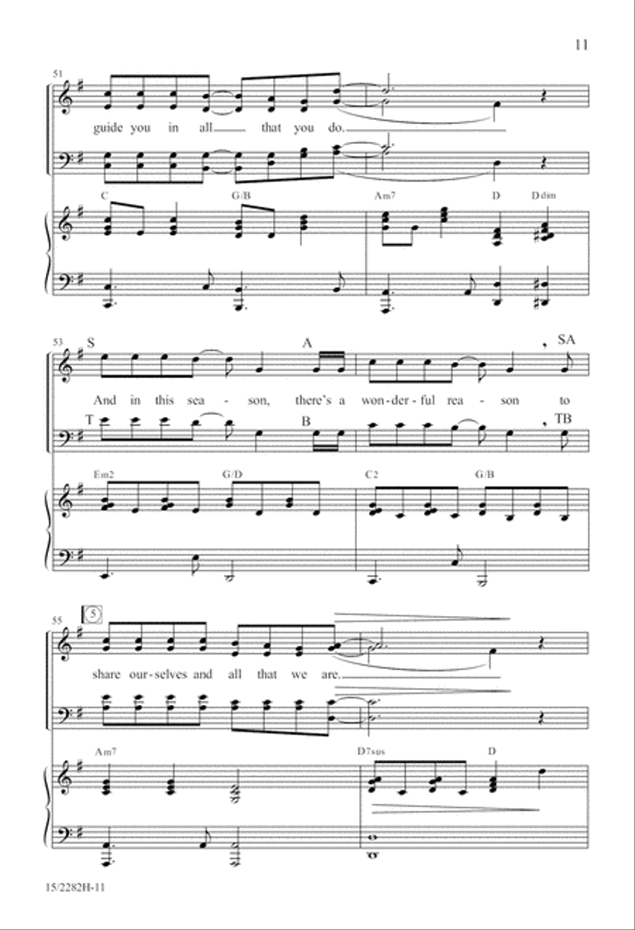 Always Believe 4-Part scores gallery preview page 11