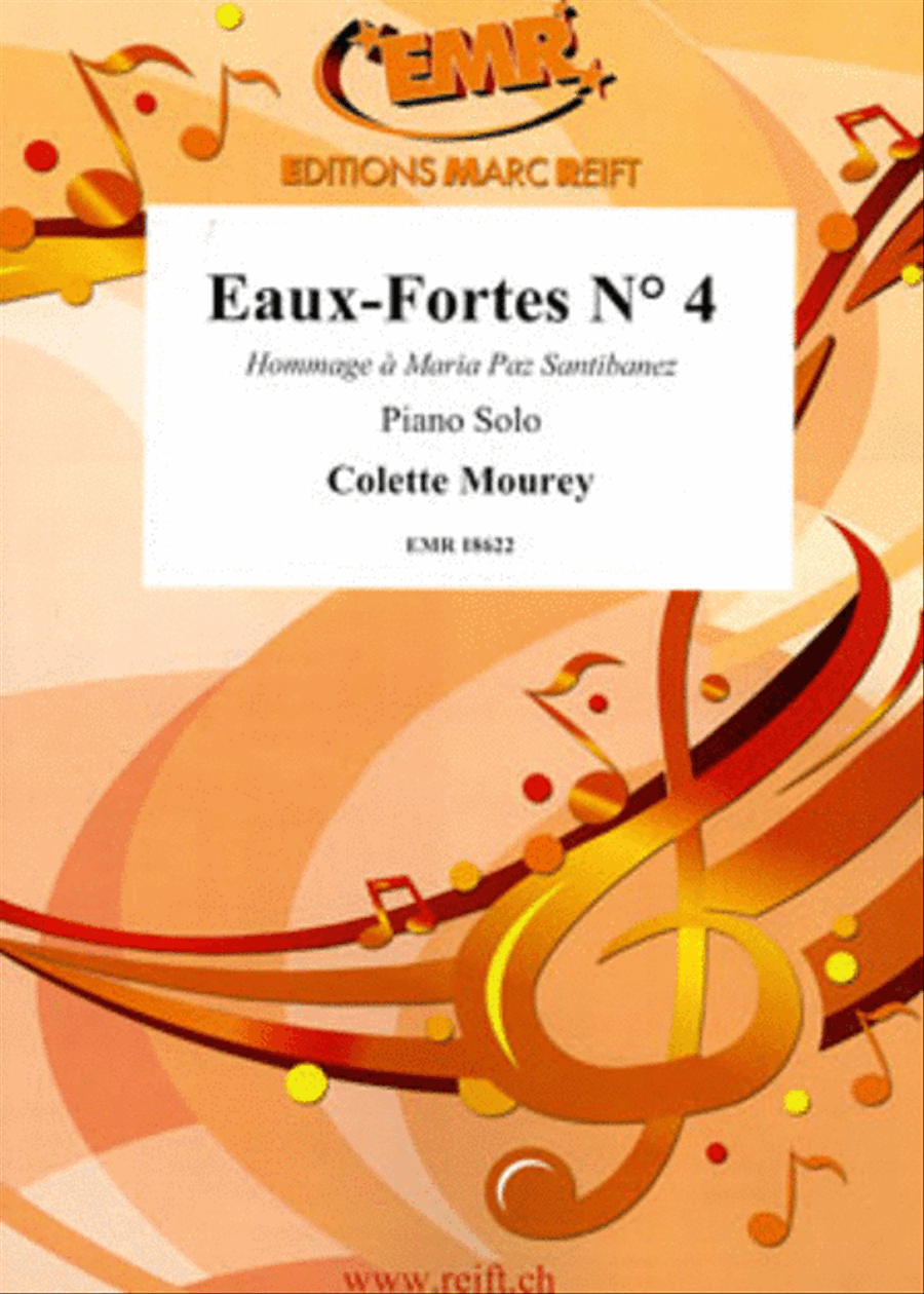 Eaux-Fortes No. 4 Piano Solo scores gallery preview page 1