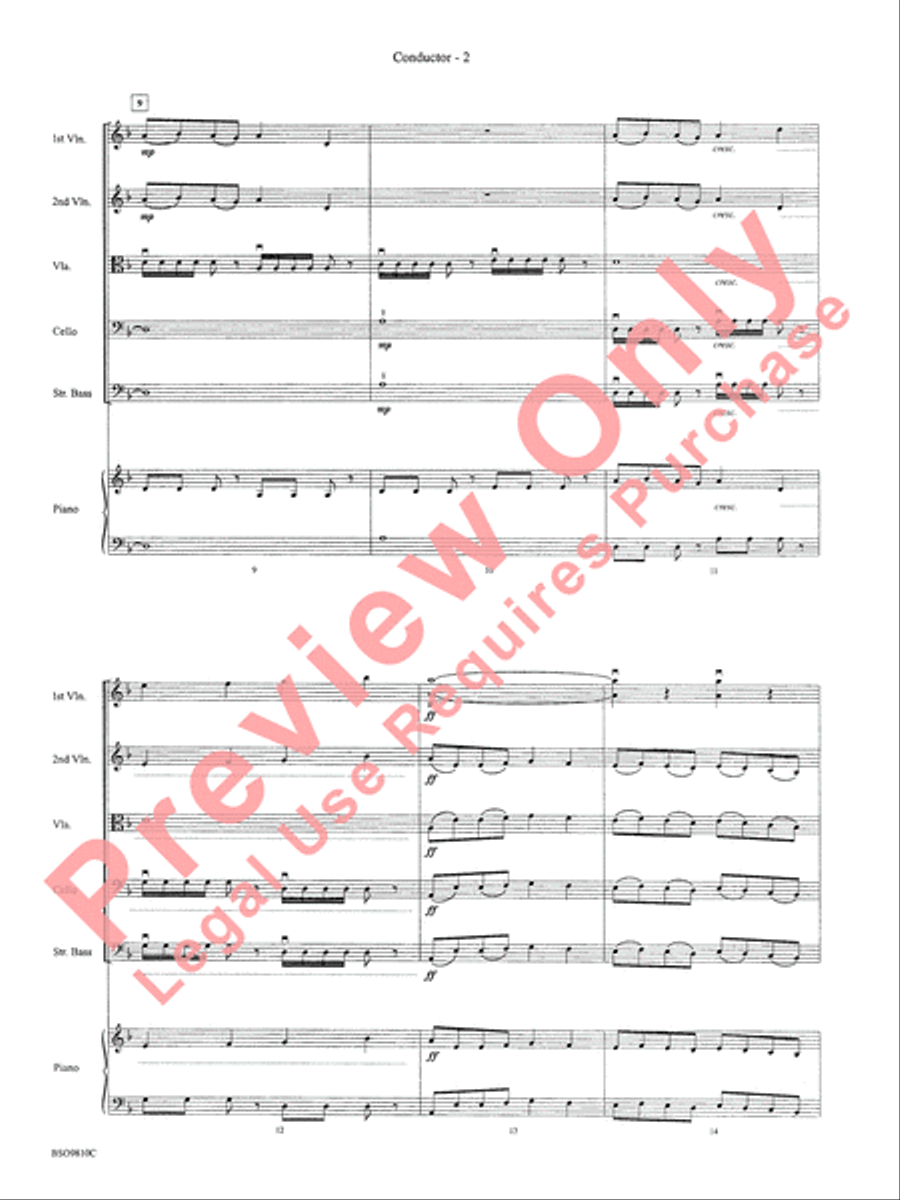 Ancient Ritual String Orchestra scores gallery preview page 5