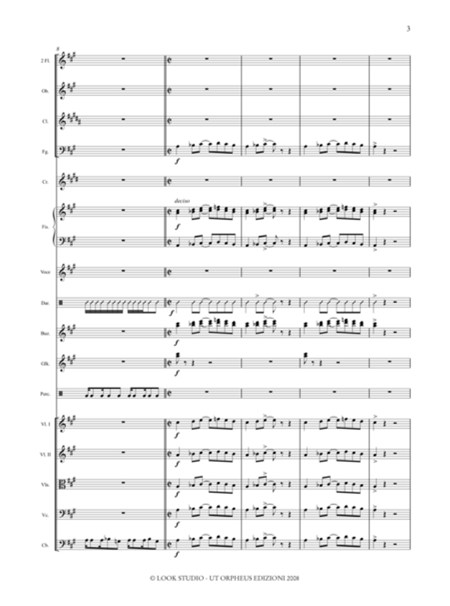 Romanó Drom (Romany Caravan) for Accordion, Voice and Orchestra Orchestra scores gallery preview page 29