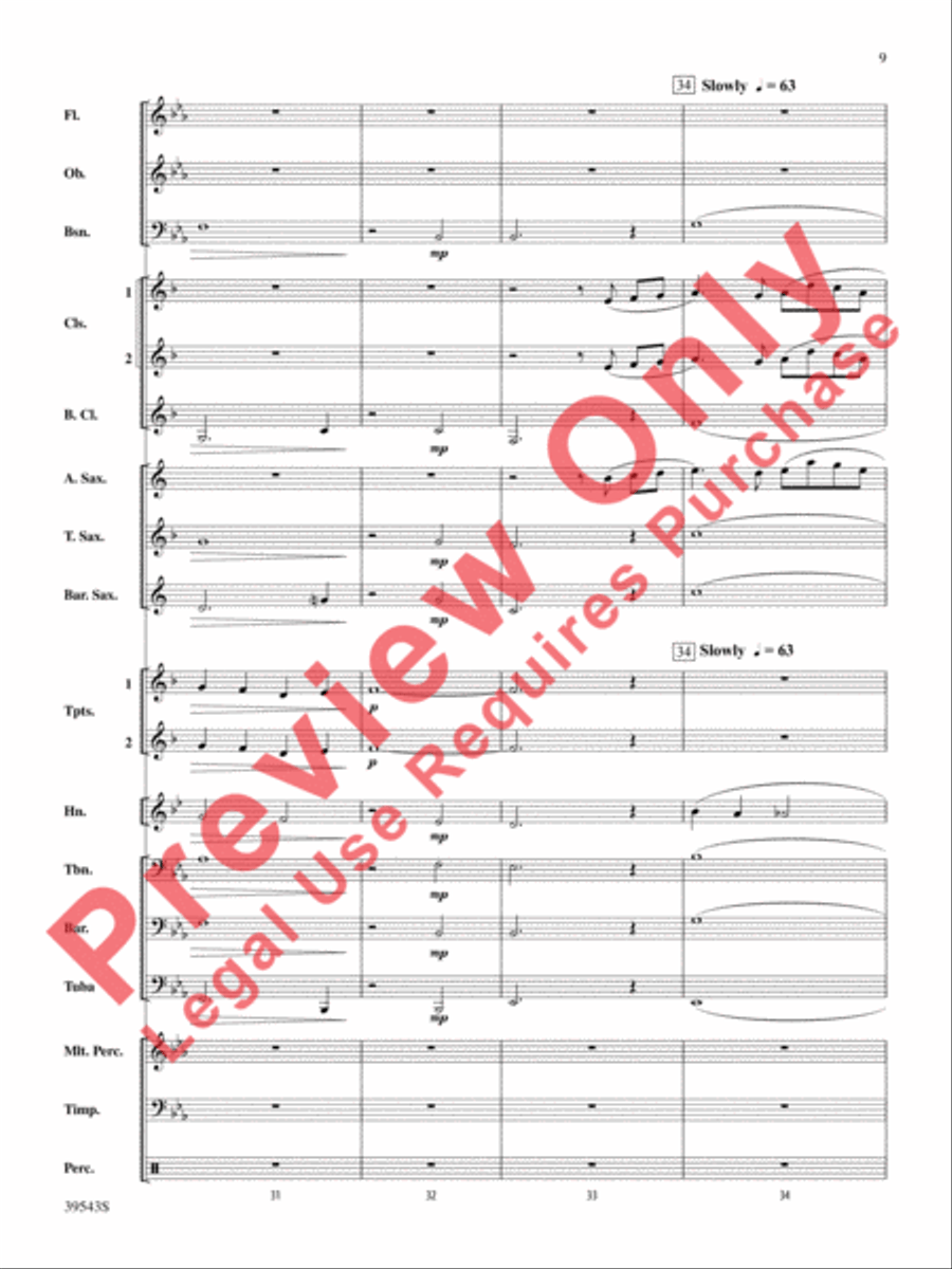 Londonderry Air Londonderry Air Concert Band scores gallery preview page 10