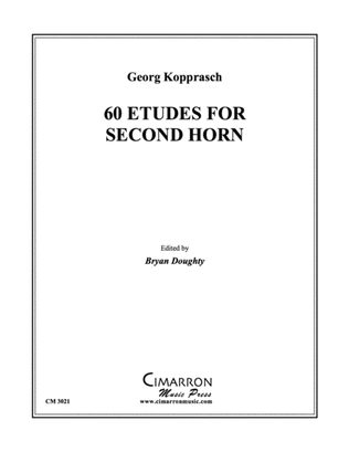 Book cover for 60 Etudes for Second Horn
