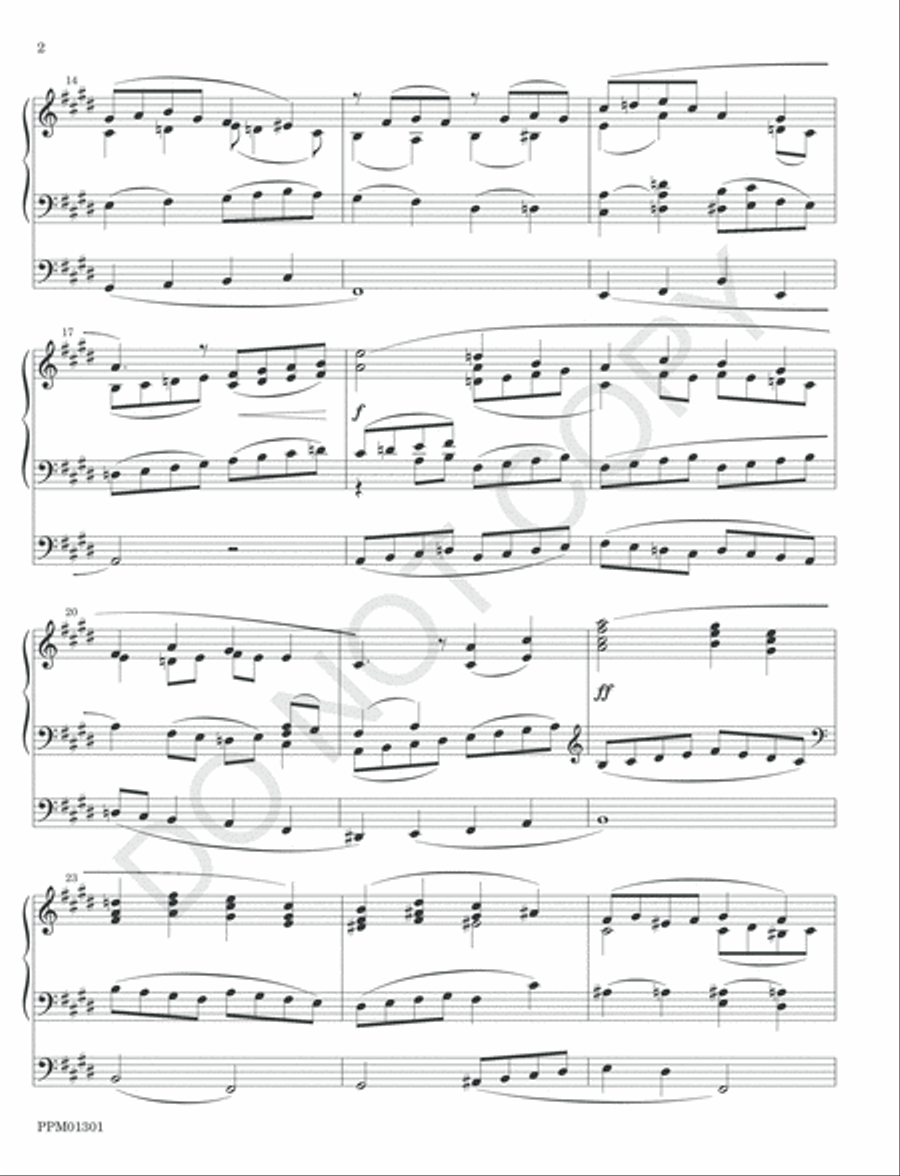 Sonata No. 2 for Organ Sonata No. 2 for Organ Organ Solo scores gallery preview page 5