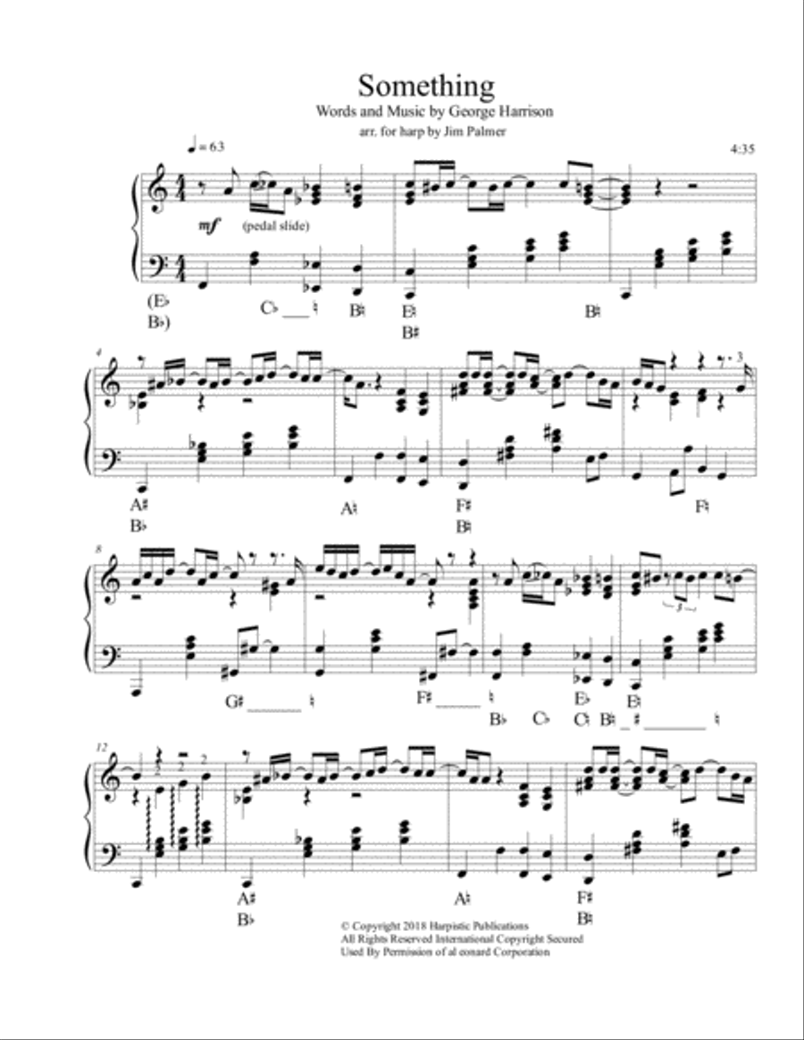 Something Harp scores gallery preview page 1
