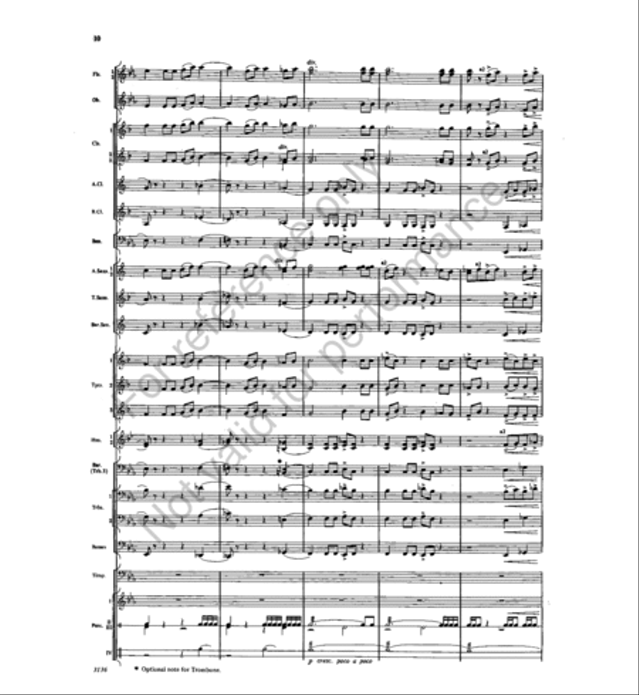 Prayer and Proclamation Concert Band scores gallery preview page 10