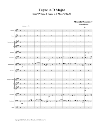 Fugue in D Major, Op. 93 (Metal Orchestra)