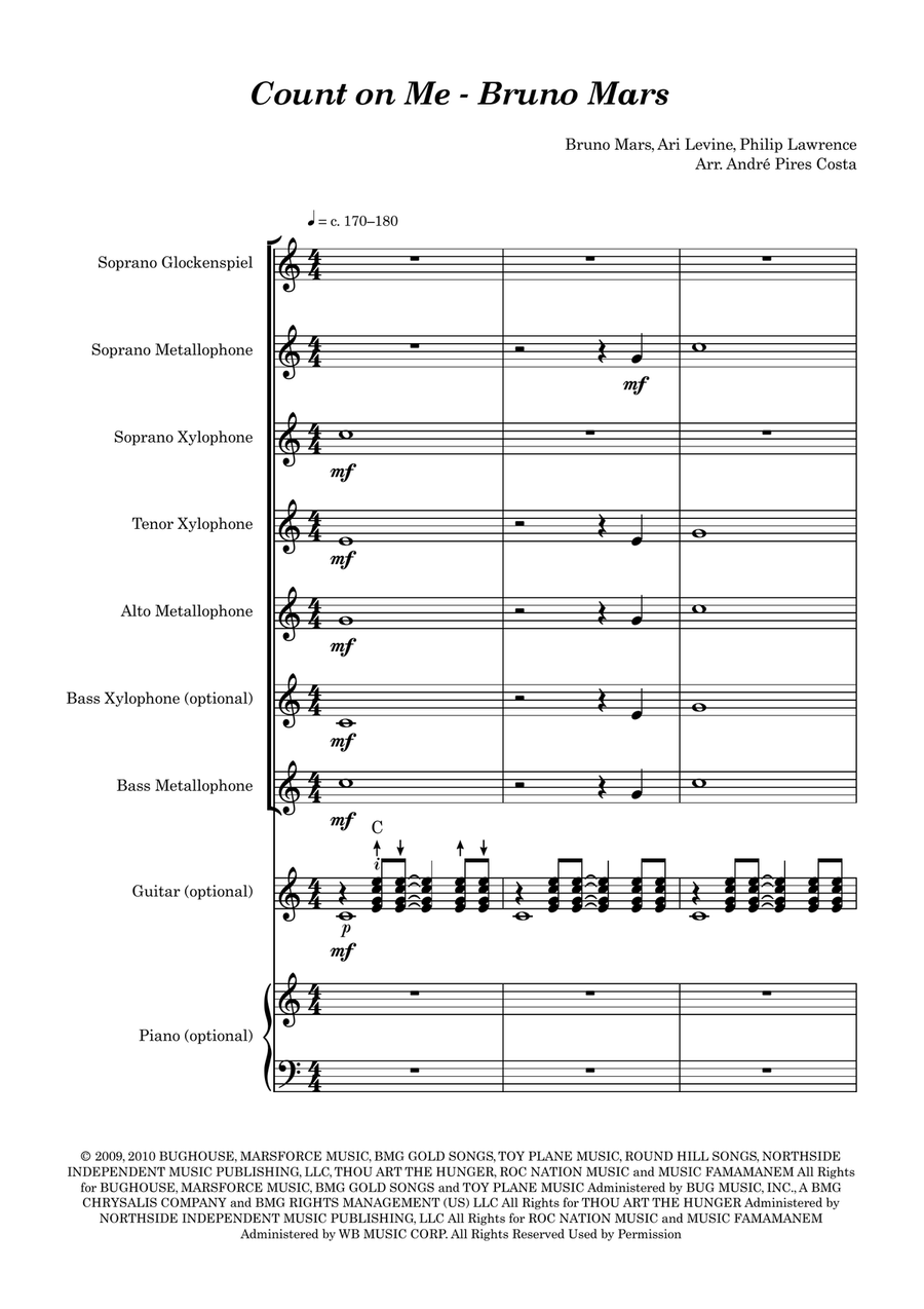 Count On Me Orff Instrument scores gallery preview page 2