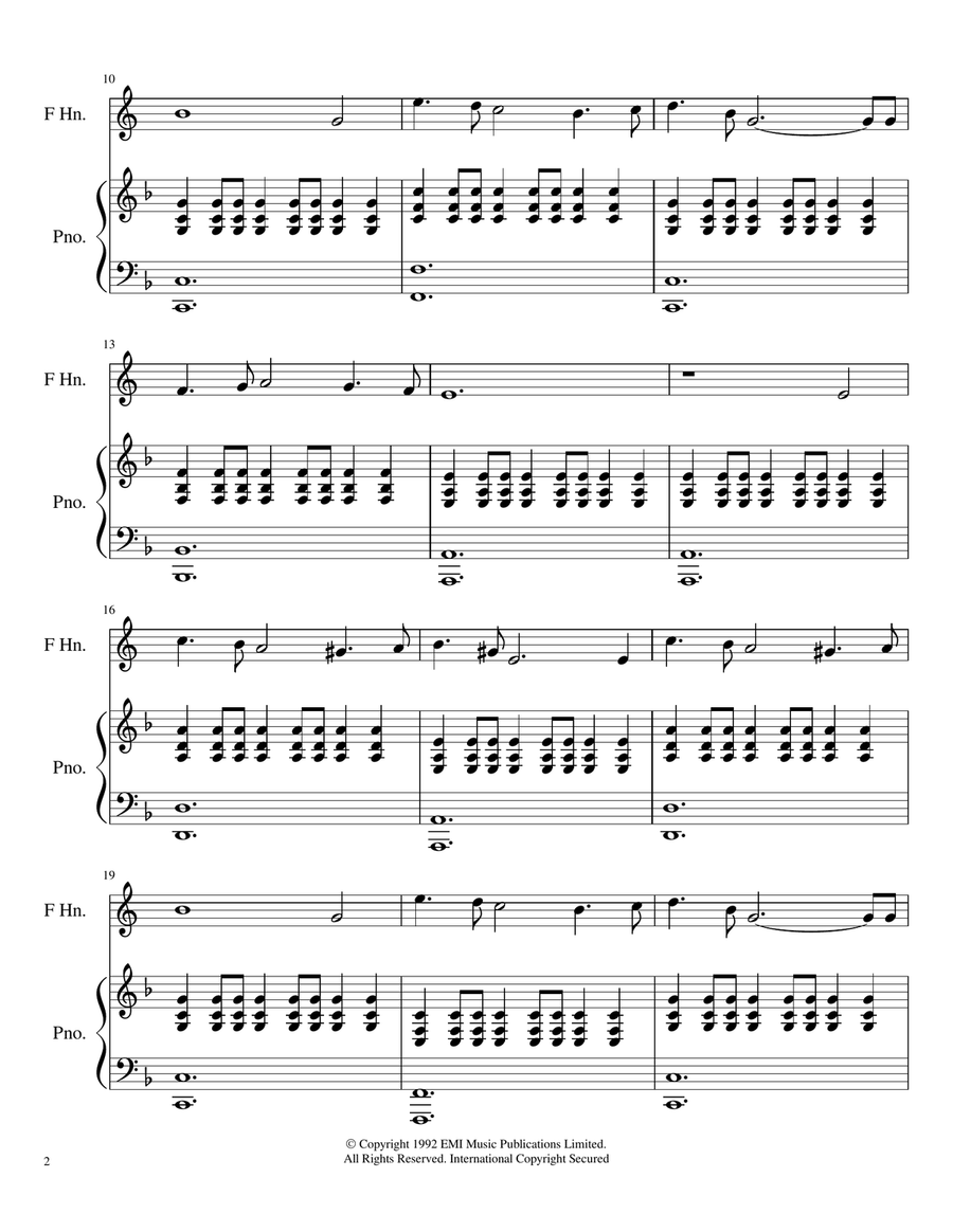 Conquest Of Paradise Piano scores gallery preview page 2