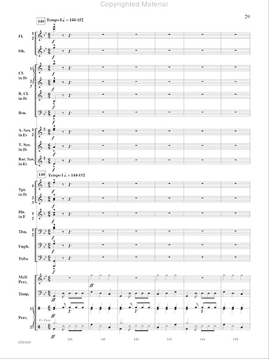 A Land Remembered A Land Remembered Concert Band scores gallery preview page 30