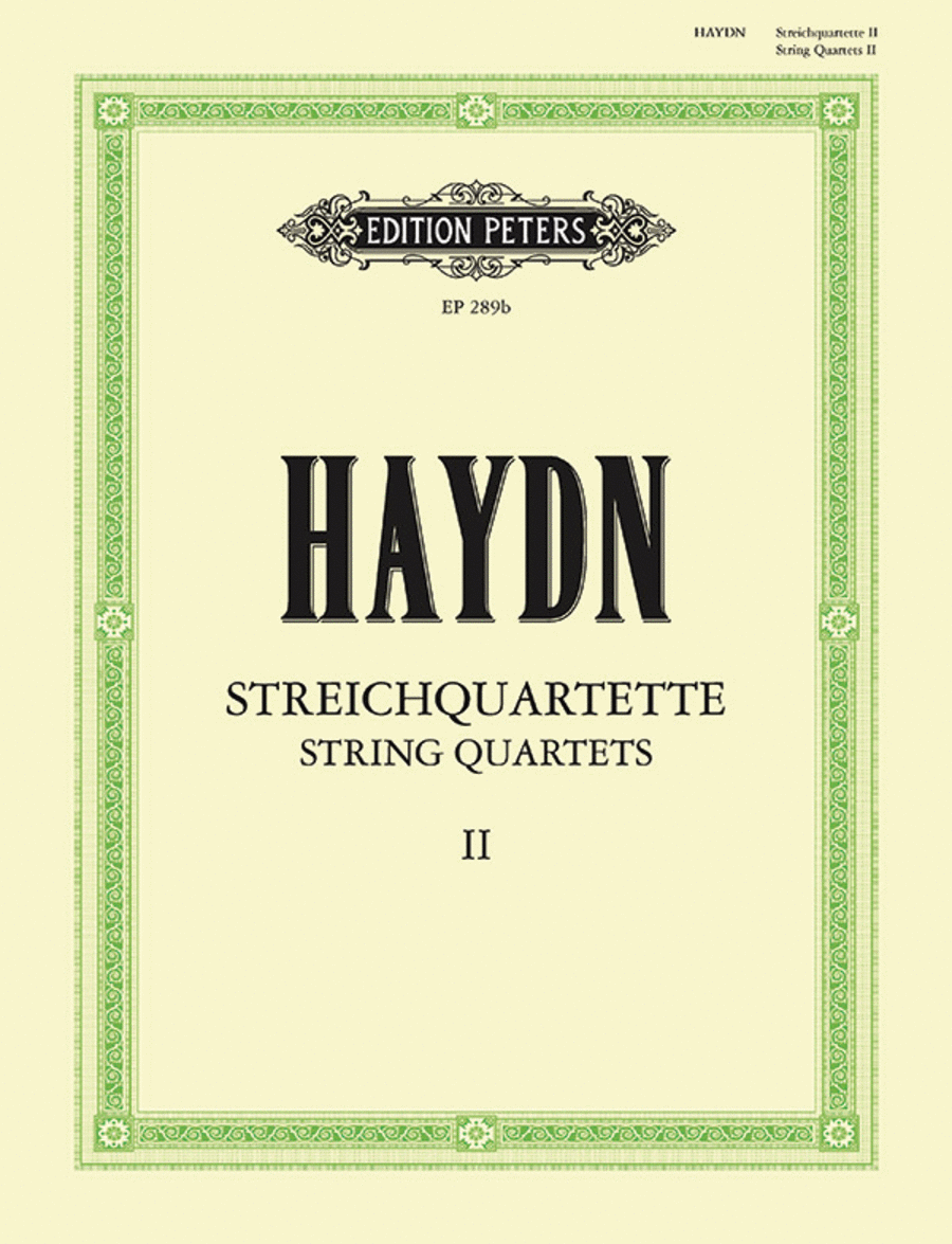 String Quartets, Volume 2 - 16 Famous Quartets String Quartet scores gallery preview page 1