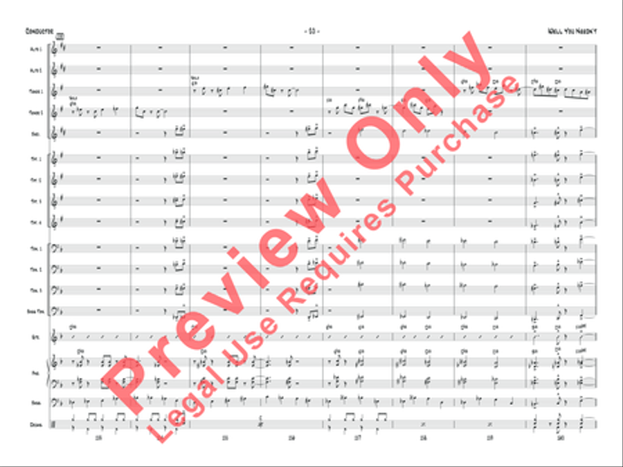 Well You Needn't Jazz Ensemble scores gallery preview page 21