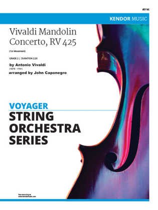 Vivaldi Mandolin Concerto, RV 425 (1st Movement)