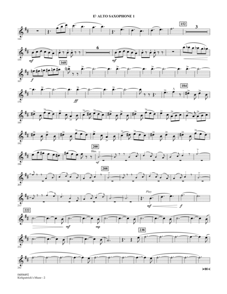 Kirkpatrick's Muse - Eb Alto Saxophone 1