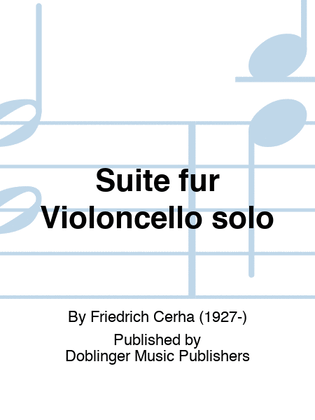 Suite fur Violoncello solo