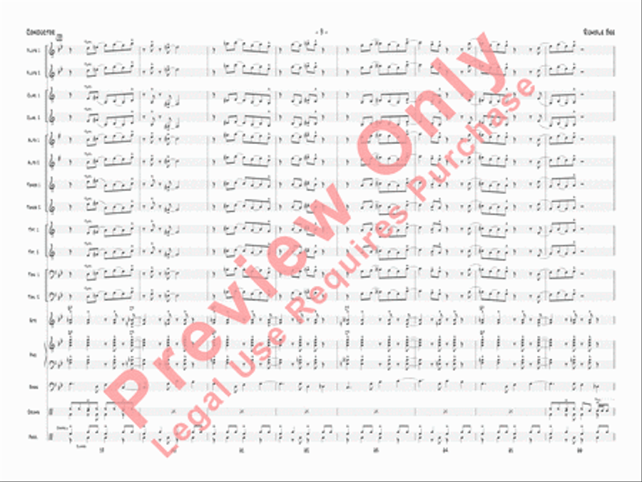 Rumble Bee Jazz Ensemble scores gallery preview page 12