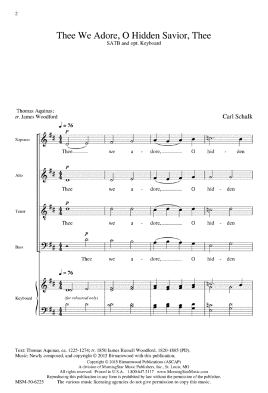 Four Communion Motets 4-Part scores gallery preview page 3