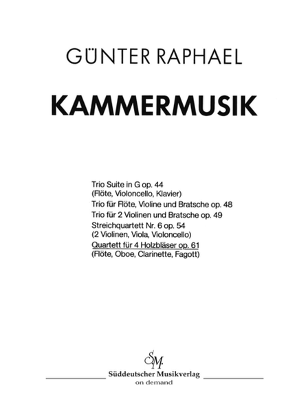 Quartett (1945), Op. 61