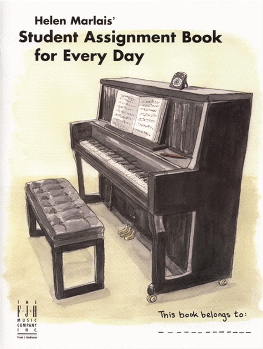 Helen Marlais' Student Assignment Book for Every Day Piano Method scores gallery preview page 2